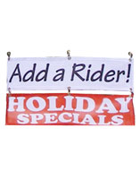 Design custom printed sign riders online