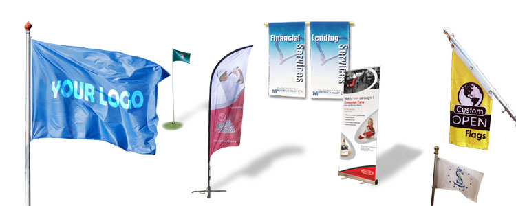 Design custom printed flags online